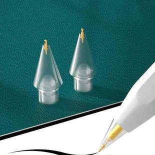 2 PCS 6.0 Crystal Diamond Needle Stylus Pen Tip For Apple Pencil 1 / 2