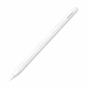 MOMAX ONE LINK Magnetic Wireless Charging Capacitive Stylus Pen (White)