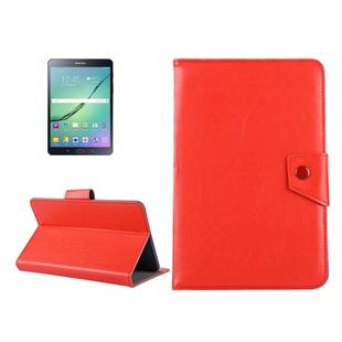 8 inch Tablets Leather Case Crazy Horse Texture Protective Case Shell with Holder for Galaxy Tab S2 8.0 T715 / T710, Cube U16GT, ONDA Vi30W, Teclast P86(Red)