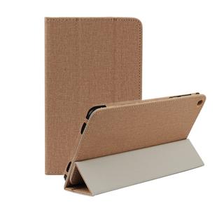Anti-slip Texture Full Coverage Horizontal Flip Leather Case for CHUWI HI 8SE 8 Inch with Three-folding Holder(Gold)