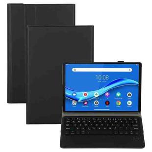 AM10-A Detachable Bluetooth Backlight Keyboard Ultrathin Horizontal Flip Leather Tablet Case with Touchpad & Holder for Lenovo M10 Plus 10.3 inch X606F(Black)