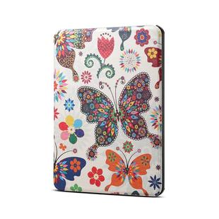 Colors Butterfly Pattern Horizontal Flip PU Leather Protective Case for Amazon Kindle 2019, with Sleep & Wake-up Funtion