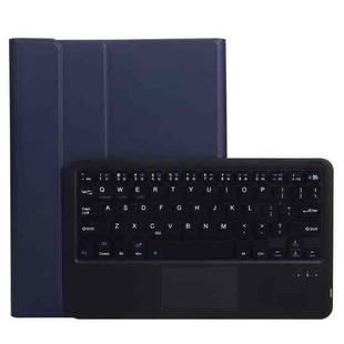 A11-A 2 in 1 Removable Bluetooth Keyboard + Protective Leather Tablet Case with Touchpad & Holder for iPad Pro 11 2021 / 2020 / 2018, iPad Air 2020(Dark Blue)