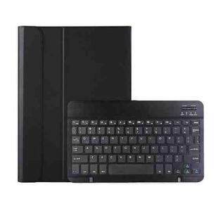 AK10 2 in 1 Detachable Bluetooth Keyboard + Lambskin Texture TPU Protective Leather Tablet Case with Holder for Lenovo Qitian K10 TB-X6C6X(Black)