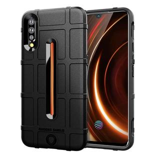 Shockproof Rugged  Shield Full Coverage Protective Silicone Case for VIVO IQOO(Black)