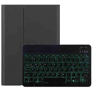 M10S 2 in 1 Removable Bluetooth Keyboard + Leather Tablet Case with Backlight & Holder for Lenovo Tab M10 TB-X505X (Black)
