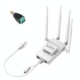 VONETS VAR1200-H 1200Mbps Wireless Bridge External Antenna Dual-Band WiFi Repeater, With DC Adapter Set