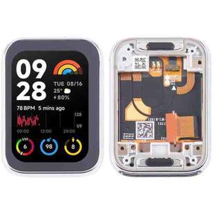 For Xiaomi Mi Band 8 Pro Original LCD Screen Digitizer Full Assembly with Frame (Silver)
