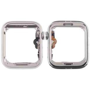 For Apple Watch Series 4 40mm LTE Stainless Steel Middle Frame Bezel Plate with Crown Spin Axis Flex Cable (Silver)