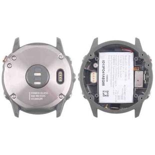 For Garmin Fenix 6x Original Disassembled Back Cover with Battery(Silver)