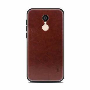 MOFI for  Xiaomi Redmi 5 PC+TPU+PU Leather Protective Back Cover Case(Dark Brown)