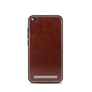 MOFI for Xiaomi Redmi 5A PC+TPU+PU Leather Protective Back Cover Case (Dark Brown)