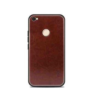 MOFI for Xiaomi Redmi Note 5A Pro PC+TPU+PU Leather Protective Back Cover Case (Dark Brown)