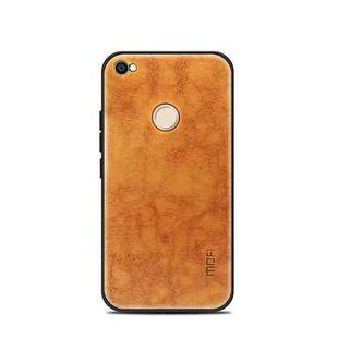 MOFI for Xiaomi Redmi Note 5A Pro PC+TPU+PU Leather Protective Back Cover Case (Light Brown)