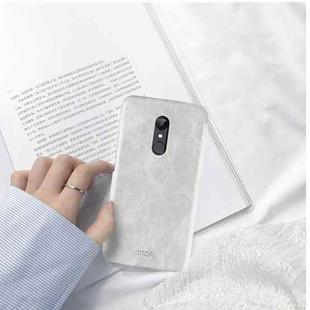 MOFI for Xiaomi Redmi 5 Crazy Horse Texture Leather Surface Protective Back Cover Case(White)