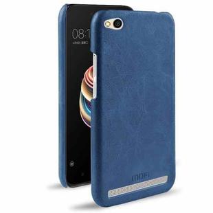MOFI Chuxin Series Crazy Horse Texture Leather Case for Xiaomi Redmi 5A(Dark Blue)