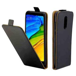 Business Style Vertical Flip TPU Leather Case  for Xiaomi Redmi 5 Plus , with Card Slot(Black)