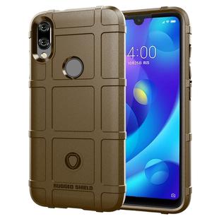 Full Coverage Shockproof TPU Case for Xiaomi Mi Play (Brown)
