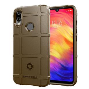 Full Coverage Shockproof TPU Case for Xiaomi Redmi Note 7 (Brown)