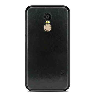 MOFI Shockproof PC+TPU+PU Leather Protective Back Case for Xiaomi Redmi Note 4X (Black)