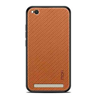 MOFI Cloth Surface + PC + TPU Protective Back Case for Xiaomi Redmi 5A (Brown)