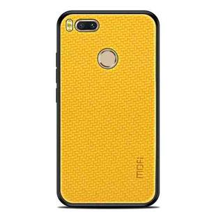 MOFI Cloth Surface + PC + TPU Protective Back Case for Xiaomi Mi 5X / A1 (Yellow)