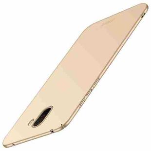MOFI Frosted PC Ultra-thin Full Coverage Protective Case for Xiaomi Pocophone F1 (Gold)