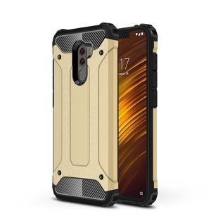 Diamond Armor PC + TPU Heat Dissipation Protective Case  for Xiaomi Pocophone F1 (Gold)