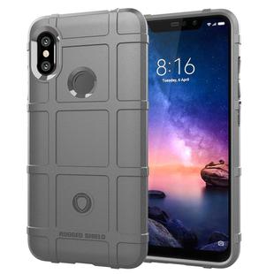 Full Coverage Shockproof TPU Case for Xiaomi Redmi Note 6(Grey)