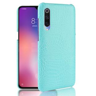 Shockproof Crocodile Texture PC + PU Case for Xiaomi Mi 9(Green)