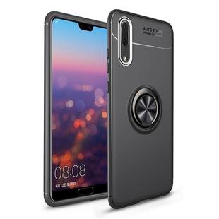 lenuo Shockproof TPU Case for Xiaomi Redmi Note 6 Pro, with Invisible Holder (Black)