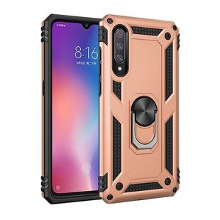 Sergeant Armor Shockproof TPU + PC Protective Case for Xiaomi Mi 9, with 360 Degree Rotation Holder(Gold)