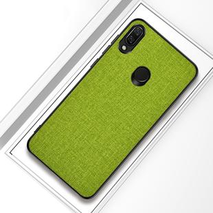 Shockproof Cloth Texture PC+ TPU Protective Case for Xiaomi Redmi Note 7 (Green)