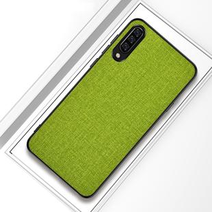 Shockproof Cloth Texture PC+ TPU Protective Case for Xiaomi Mi 9(Green)