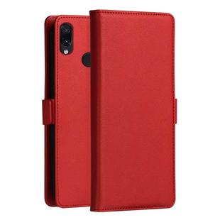 DZGOGO MILO Series PC + PU Horizontal Flip Leather Case for Xiaomi Redmi 7, with Holder & Card Slot & Wallet (Red)