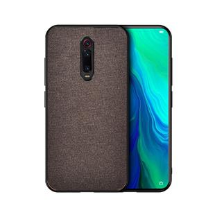 Shockproof Cloth Protective Case for Xiaomi Redmi K20 Pro (Coffee)