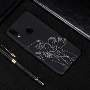 Five Hands Painted Pattern Soft TPU Case for Xiaomi Redmi 7