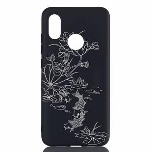 Lotus Pond Painted Pattern Soft TPU Case for Xiaomi Mi 8