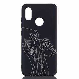 Five Hands Painted Pattern Soft TPU Case for Xiaomi Mi 8