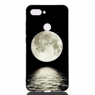 Moon Painted Pattern Soft TPU Case for Xiaomi Mi 8 Lite
