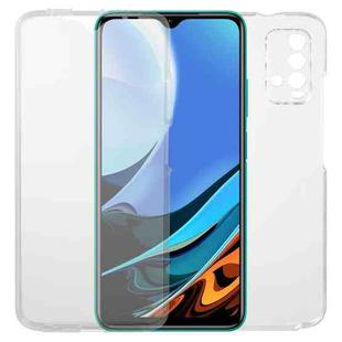 For Xiaomi Redmi Note 9 4G PC+TPU Ultra-Thin Double-Sided All-Inclusive Transparent Mobile Phone Case