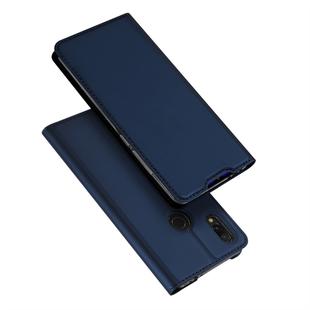 DUX DUCIS Skin Pro Series Horizontal Flip PU + TPU Leather Case for Xiaomi Redmi 7, with Holder & Card Slots (Blue)
