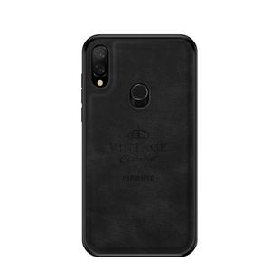 PINWUYO Shockproof Waterproof Full Coverage PC + TPU + Skin Protective Case for Xiaomi Redmi Note 7(Black)