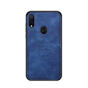 PINWUYO Shockproof Waterproof Full Coverage PC + TPU + Skin Protective Case for Xiaomi Redmi Note 7(Blue)