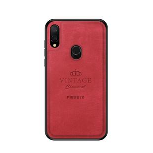 PINWUYO Shockproof Waterproof Full Coverage PC + TPU + Skin Protective Case for Xiaomi Redmi Note 7(Red)