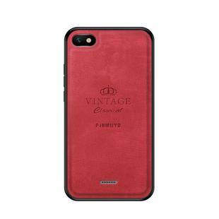 PINWUYO Shockproof Waterproof Full Coverage PC + TPU + Skin Protective Case for Xiaomi Redmi 6A (Red)