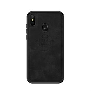 PINWUYO Shockproof Waterproof Full Coverage PC + TPU + Skin Protective Case for Xiaomi Redmi Note 6 Pro (Black)