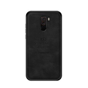 PINWUYO Shockproof Waterproof Full Coverage PC + TPU + Skin Protective Case for Xiaomi Pocophone F1 (Black)