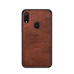 PINWUYO Shockproof Waterproof Full Coverage PC + TPU + Skin Protective Case for Xiaomi Mi Play (Brown)