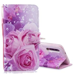 Rose Pattern Horizontal Flip Leather Case for Xiaomi Mi 9, with Holder & Card Slots & Wallet